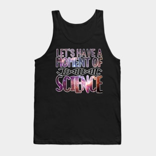 Galaxy Let's Have a Moment of Science DNA Tee Tank Top